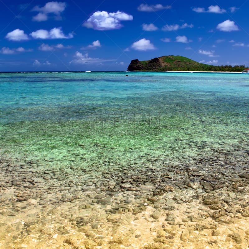 毛里求斯,岛,大天使迦百利,宁静,海湾,气候,沙子,旅行者,夏天,户外