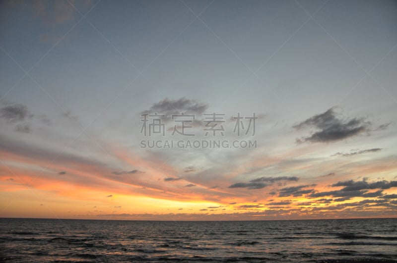 海法,海滩,自然,水,天空,水平画幅,无人,户外,云景,太阳