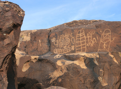 犹他,石洞壁画,南,天空,古代文明,水平画幅,消息,无人,符号,古老的