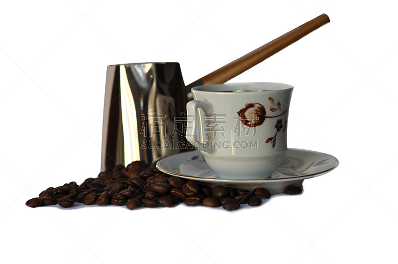 金属,锅,咖啡,杯,自然,褐色,式样,早餐,咖啡馆,水平画幅