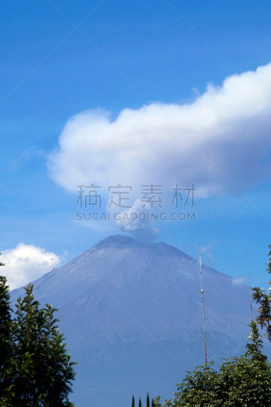 波波卡特佩特火山,喷气孔,垂直画幅,火山,2015年,云,灰,户外,火山口,爆发