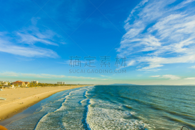 圣莫尼卡海滩,码头,风景,at&t球场,圣莫尼卡码头,圣莫尼卡,洛杉矶县,摩天轮,过山车,游乐园