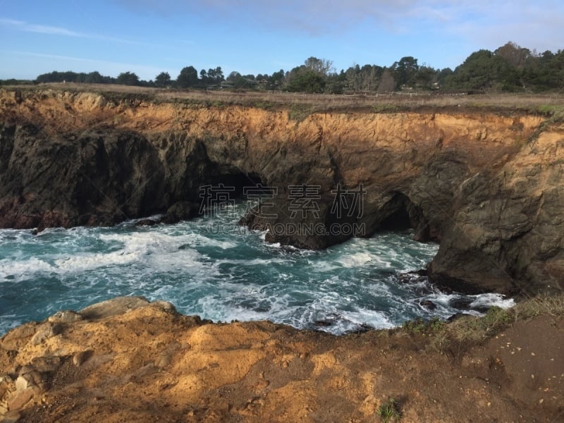 海岸线,蒙特西罗,太平洋海岸公路,无人,非凡的,图像,水平画幅,海洋,海浪,美国