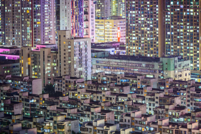 深圳,东莞,广东省,水平画幅,夜晚,无人,曙暮光,户外,方向,都市风景