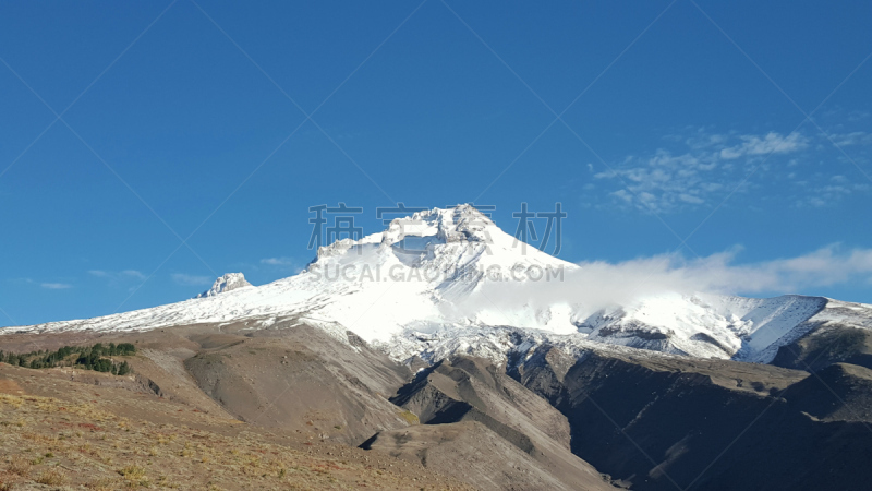 雪,胡德雪山,白色,云,图像,太平洋鸟冠小径,俄勒冈郡,美国,无人,俄勒冈州