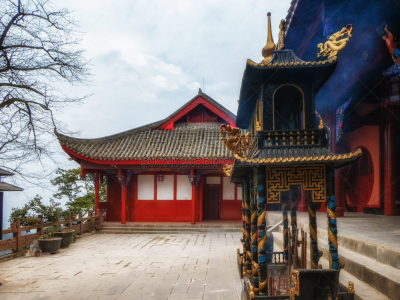 成都,山地,寺庙,都江堰 ,远古的,灵性,天堂,道教,建筑
