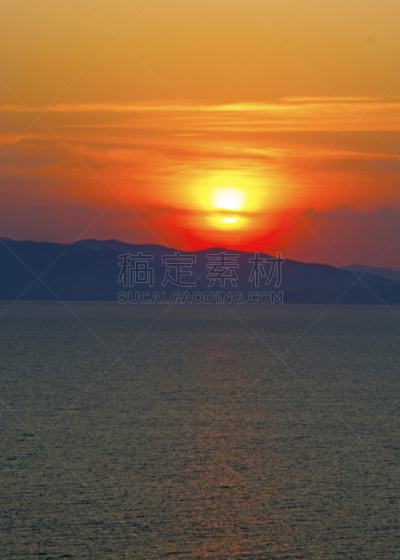 海洋,热,在上面,自然美,奥弗兰公园,垂直画幅,水,天空,美,早晨