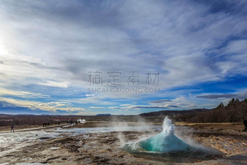 冰岛国,地形,维克,冰川,水,水平画幅,杰古沙龙湖,北极光,曙暮光,户外