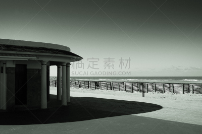 诺曼底,海滩,水平画幅,无人,英吉利海峡,法国,摄影