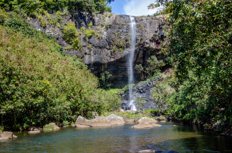 mele cascades waterfall,自然,水平画幅,地形,卡斯基德山脉,瀑布,无人,户外,毛里求斯,摄影