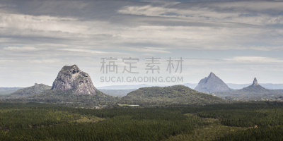玻璃房山脉,昆士兰州,自然,风景,全景,图像,美,无人,山,阳光海岸