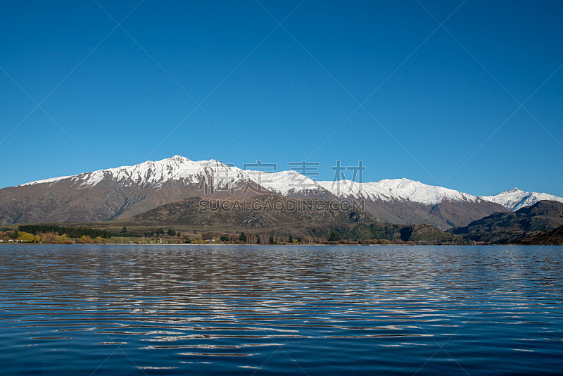 风景,湖,新西兰,旅途,雪山,云,公园,户外,山脉,自然