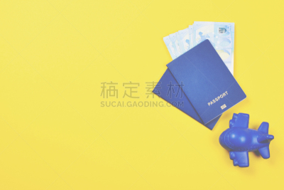 概念,黄色背景,留白,标签,夏天,明亮,纸飞机,容器,热带气候,身份