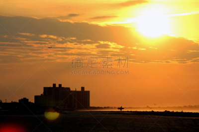 天空,水平画幅,无人,大西洋,洛克威海滩,户外,镜头眩光,纽约,海浪,海滩