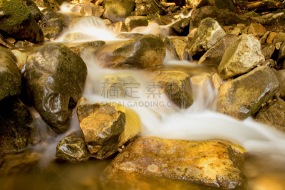 河流,地下水,自然,水,水平画幅,无人,户外,石头,自然美,黄色