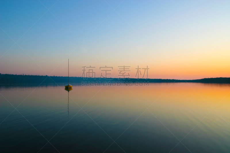 托巴莫利,塞浦路斯,湖,船,乔治亚湾,水,天空,美,水平画幅,美人
