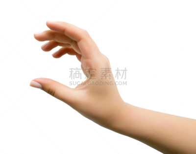 手,贺卡,姿态,女人,白色背景,把手,分离着色,纸牌,位置,背景分离