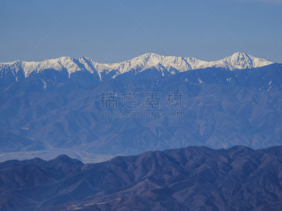 日本阿尔卑斯山脉,山,自然,雪山,风景,冬天,图像,雪,赤石山脉,无人