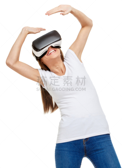 女人,虚拟现实,垂直画幅,白人,飞行风镜,仅成年人,眼镜,长发,现代,青年人