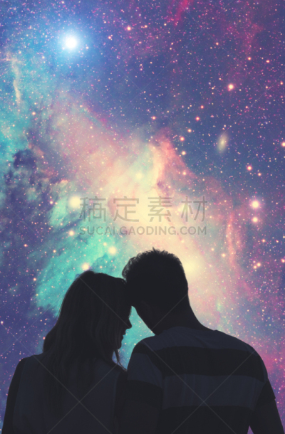 星系,天文学,青年伴侣,职业,在下面,暗色,人际关系,眼中的星,浪漫,黄昏