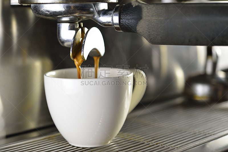 咖啡杯,褐色,水平画幅,商店,饮料,咖啡,机器,现代,白色,专业人员