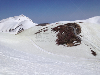 富山县,日本,立黑山部阿尔卑斯山脉路线,日本阿尔卑斯山脉,黑部水库,富山,一见钟情,滑雪度假,天空,里山