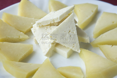 切片食物,奶酪,小别墅,饮食,水平画幅,开胃品,欧洲,卡塞雷斯,背景分离,小吃