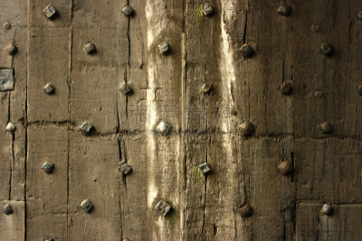 门,过时的,贝里克上特威德,城墙,式样,门口,水平画幅,风化的,中世纪花饰字母,木制