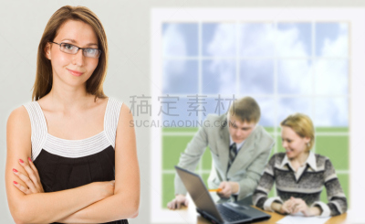 办公室,女商人,领导能力,外立面,水平画幅,电话会议,工作场所,会议,人群,商务会议