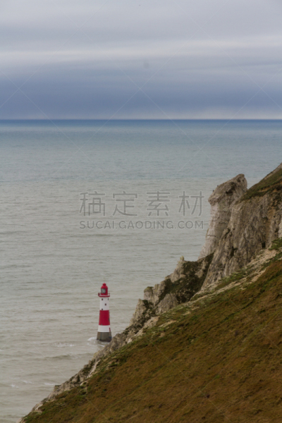 暴风雨,灯塔楼,白色,冬天,白昼,条纹,红松,滩头岬,多佛的白色悬崖,white cliffs
