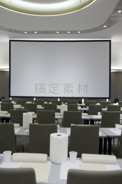 记者招待会,横截面,垂直画幅,研究会,电话会议,无人,椅子,会议,商务会议