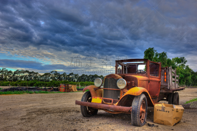 被抛弃的,平台货车,1956,漏气轮胎,水平画幅,无人,碎玻璃,2015年,陆用车,生锈的