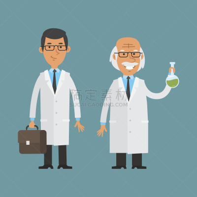 科学家,老年人,儿童,发明家,生物化学家,化学课,性格,讲师,装管,智慧