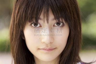特写,日本人,青年人,女人,美,水平画幅,美人,黑发,户外,仅成年人