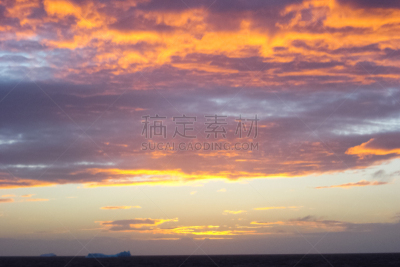 南极洲,南极半岛,德雷克海峡,云,黄昏,户外,天空,冰,两极气候,自然