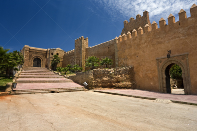 北非城堡,白昼,kasbah of the udayas,开垛口,拉巴特,水平画幅,地形,墙,建筑,无人