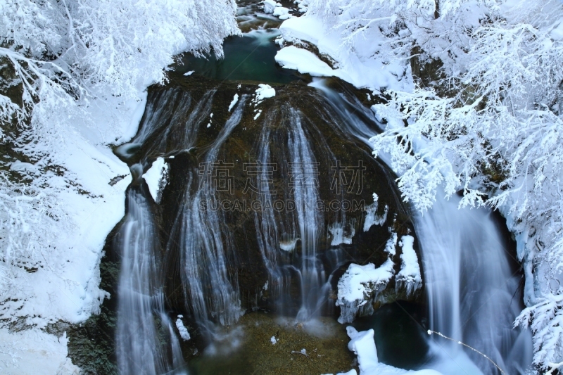 Yamagata Prefecture　Winter waterfall