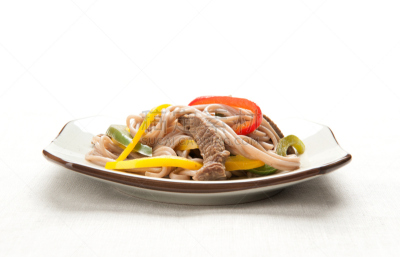 荞麦面,荞麦,牛肉,蔬菜,面条,酱油,餐具,褐色,水平画幅,无人