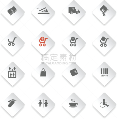 计算机图标,杯,女人,电梯,绘画插图,购物车,信用卡,零钱包,符号,男人