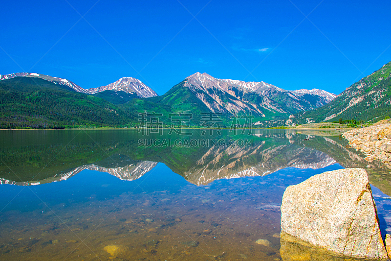 湖,河流,科罗拉多州,自然,撒瓦琪山脉,白昼,厄尔柏山,风景,生活方式,图像