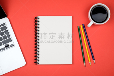 留白,书桌,办公室,桌子,顶部,都市风景,设备用品,彩色铅笔,格记录纸,桌面射击