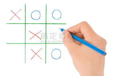 手,铅笔,团体性运动,井字游戏,数字0,水平画幅,无人,选择