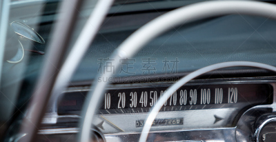 老爷车,油门,计程表,曝光表,公里,速度计,1950-1959年图片,车轮,水平画幅,陆用车
