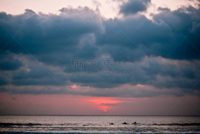 海滩,塞米雅区,库塔,水,度假胜地,水平画幅,沙子,巴厘岛,旅行者,夏天