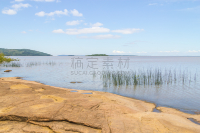地形,湖,阿雷格里波特,高卓牛仔,南里奥格兰德州,水平画幅,岩石,阴影,户外,房屋