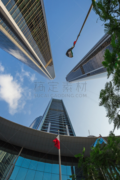 阿拉伯联合酋长国,阿布扎比,垂直画幅,户外,货物集装箱,沙河,建筑业,中东,国际著名景点,容器
