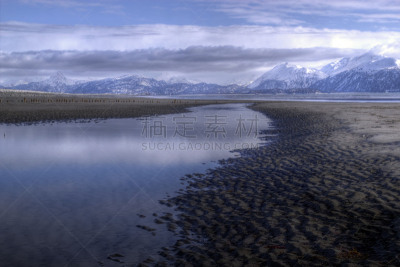 海洋,流水,自然,水,水平画幅,地形,沙子,无人,蓝色,户外