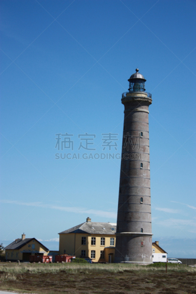 斯卡恩,天空,灯塔楼,灰色,蓝色,丹麦,在下面,桨叉架船,skagerrak,卡特加特海