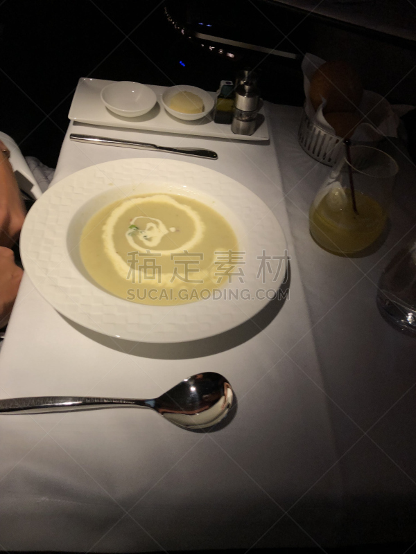 商务旅行,飞机,汤,菜单,糖衣蛋糕,船上,商务,比利时,头等舱,清新