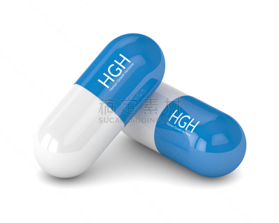 药丸,三维图形,白色,人生长激素,内分泌系统,荷尔蒙,新陈代谢,基因突变,类固醇,剂量
